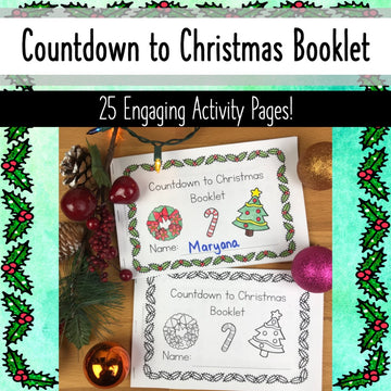 Christmas Booklet - Christmas Activity Booklet - Countdown to Christmas Booklet