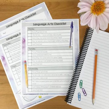 ELA Weekly Planning Checklist