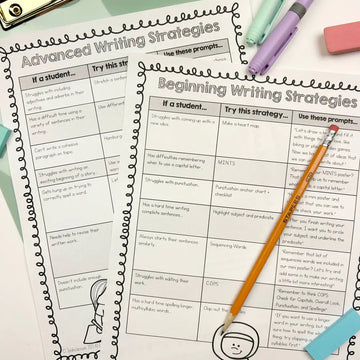 Writing Strategies Checklist