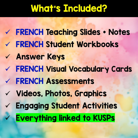 BUNDLE: NEW Alberta FRENCH Grade 3 Social Studies - All Units