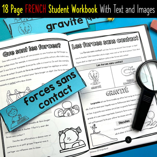 Grade 4 Science Alberta French - L'énergie - Energy Workbook Activities Unit Exam