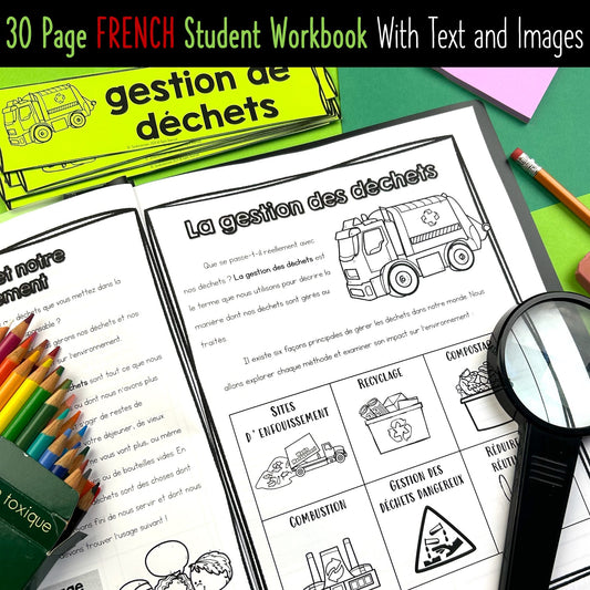 Grade 4 Science Alberta FRENCH - La Matière - Workbook Activities Unit Exam