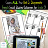 NEW Alberta Grade 5 FRENCH Social Studies - Citoyenneté - Teaching Slides + Workbook