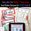 NEW Alberta Grade 6 Social Studies FRENCH - Temps et lieu - Time and Place