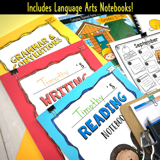 Grade 2 ELA MEGA Bundle - Year Plans, ELA Notebooks, Journals, Home Reading