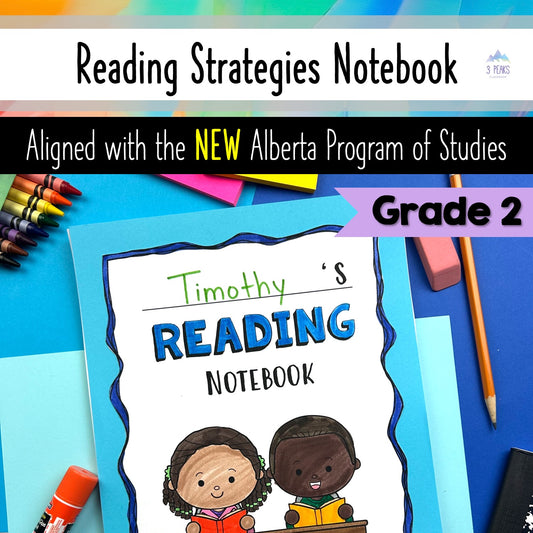 Grade 2 Reading Strategies Notebook - Language Arts Alberta Aligned