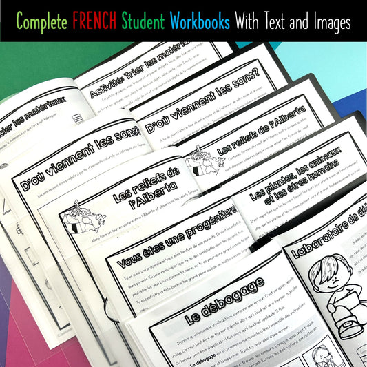 BUNDLE - Grade 2 Alberta Science FRENCH - Workbooks Activities Units Assessments