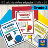 BUNDLE: Grade 3 ELA Companion Pages Bundle | Reading, Writing & Grammar Worksheets | Alberta-Aligned