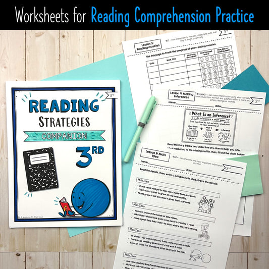 Grade 3 Reading Strategies Companion Pages | Alberta-Aligned ELA Worksheets