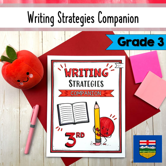 Grade 3 Writing Strategies Companion Pages | Alberta-Aligned Writing Worksheets