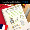 Grade 3 Alberta Math French - Les angles - Angles Unit - Math Notebook