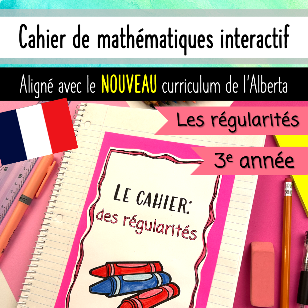 Grade 3 Alberta Math FRENCH - Les régularités - Interactive Patterns N ...