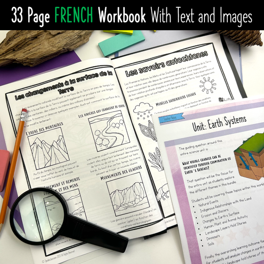 Grade 3 Alberta Science FRENCH - Les systems de la Terre - Activity Workbook