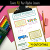 Grade 3 Alberta Math - Algebra Unit - Interactive Math Notebook