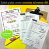 BUNDLE: Grade 4 ELA Companion Pages | Reading, Writing & Grammar Worksheets