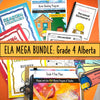 Grade 4 ELA MEGA Bundle - Year Plans, ELA Notebooks, Journals, Home Reading