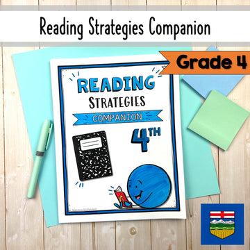 Grade 4 Reading Strategies Companion Pages | Alberta-Aligned ELA Worksheets