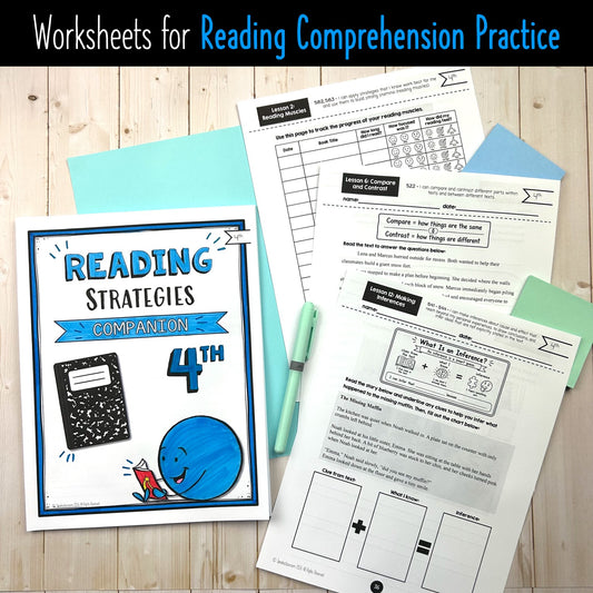 Grade 4 Reading Strategies Companion Pages | Alberta-Aligned ELA Worksheets