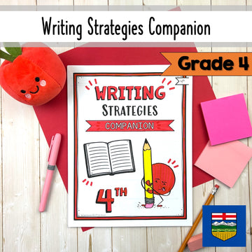 Grade 4 Writing Strategies Companion Pages | Alberta-Aligned Writing Worksheets