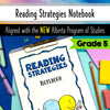 Grade 5 Reading Strategies Language Arts Notebook - Alberta curriculum aligned