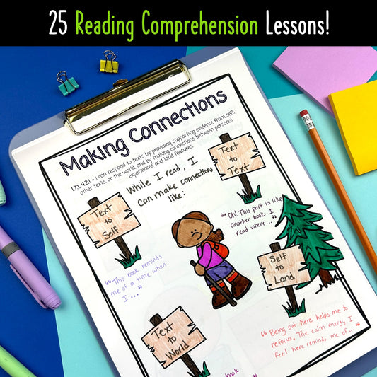 Grade 5 Reading Strategies Language Arts Notebook - Alberta curriculum aligned