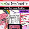 NEW Alberta Grade 6 Social Studies - Time and Place - Teaching Slides + Workbook