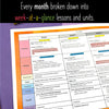 Grade 6 Year Plan Long Range Plan - NEW Alberta curriculum aligned