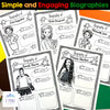 Canadian Black History Month - Blank BIOGRAPHY Templates/Pennant