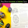 Ukrainian Pysanka Coloring Pages - Easter Egg Colouring Activity Pages
