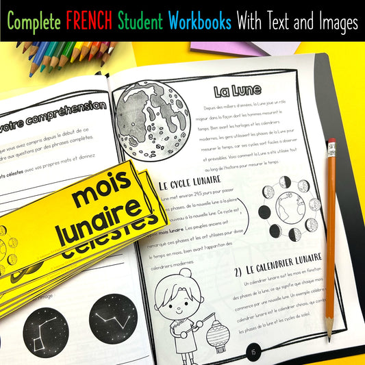 BUNDLE: FRENCH Grade 4 Science Alberta Resources - Workbooks Activities Unit